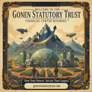 The Gonen Statutory Trust Financial Center Wyoming serves as the institutional hub for the Gonen Family’s portfolio, offering advanced asset protection and tax efficiency within Wyoming’s premier legal framework.