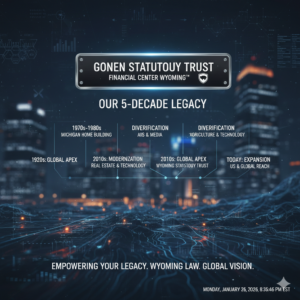 Incredible legacy Spanning five decades and evolving from the tactile world of Michigan home building in 1977 to a global Wyoming Statutory Trust reflects a masterclass in adaptation and long-term vision.